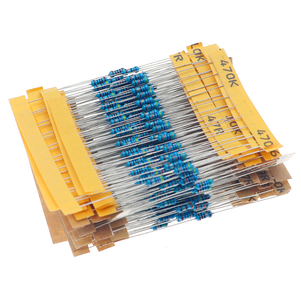 Resistor Kit 1 4W - 500pcs/lot 50 values 1/4W 0.25W 1%