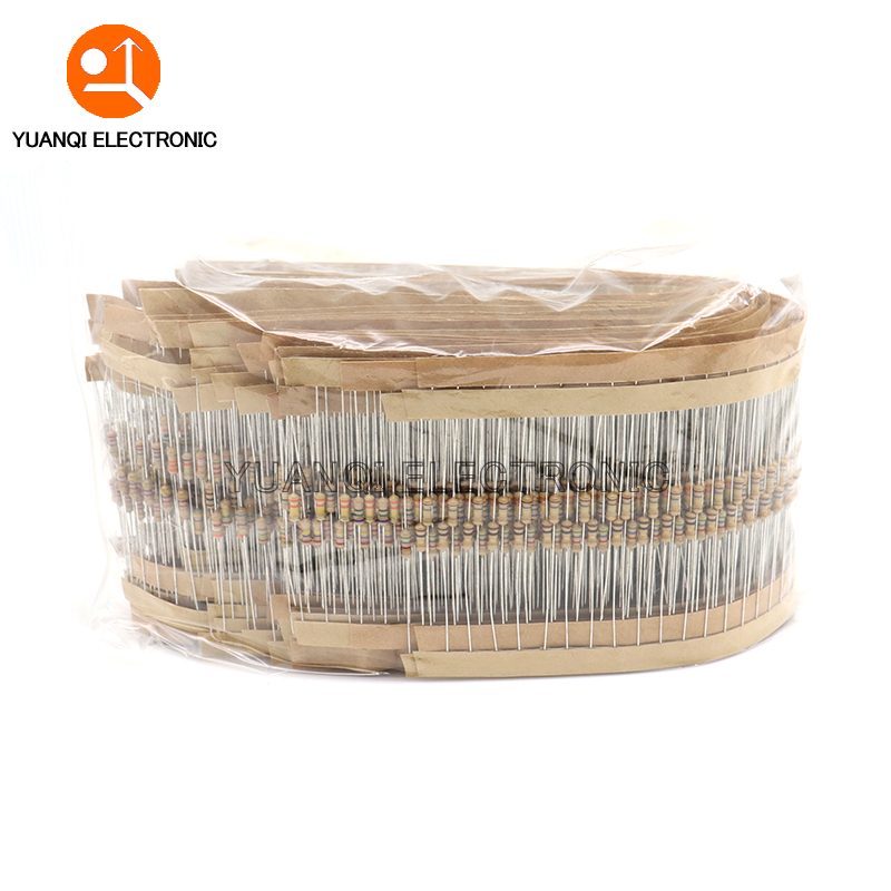 2500pcs 1/4W Carbon Film Resis - огляд і ціна Resistor Kit 1 4W