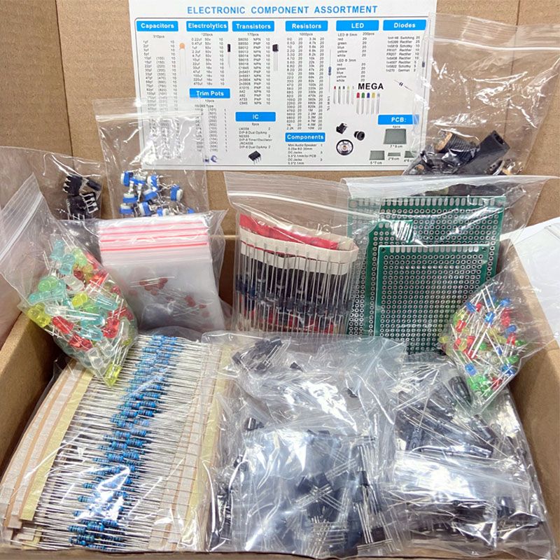 1900pcs Component Box Kit with - огляд і ціна Resistor Kit 1 4W