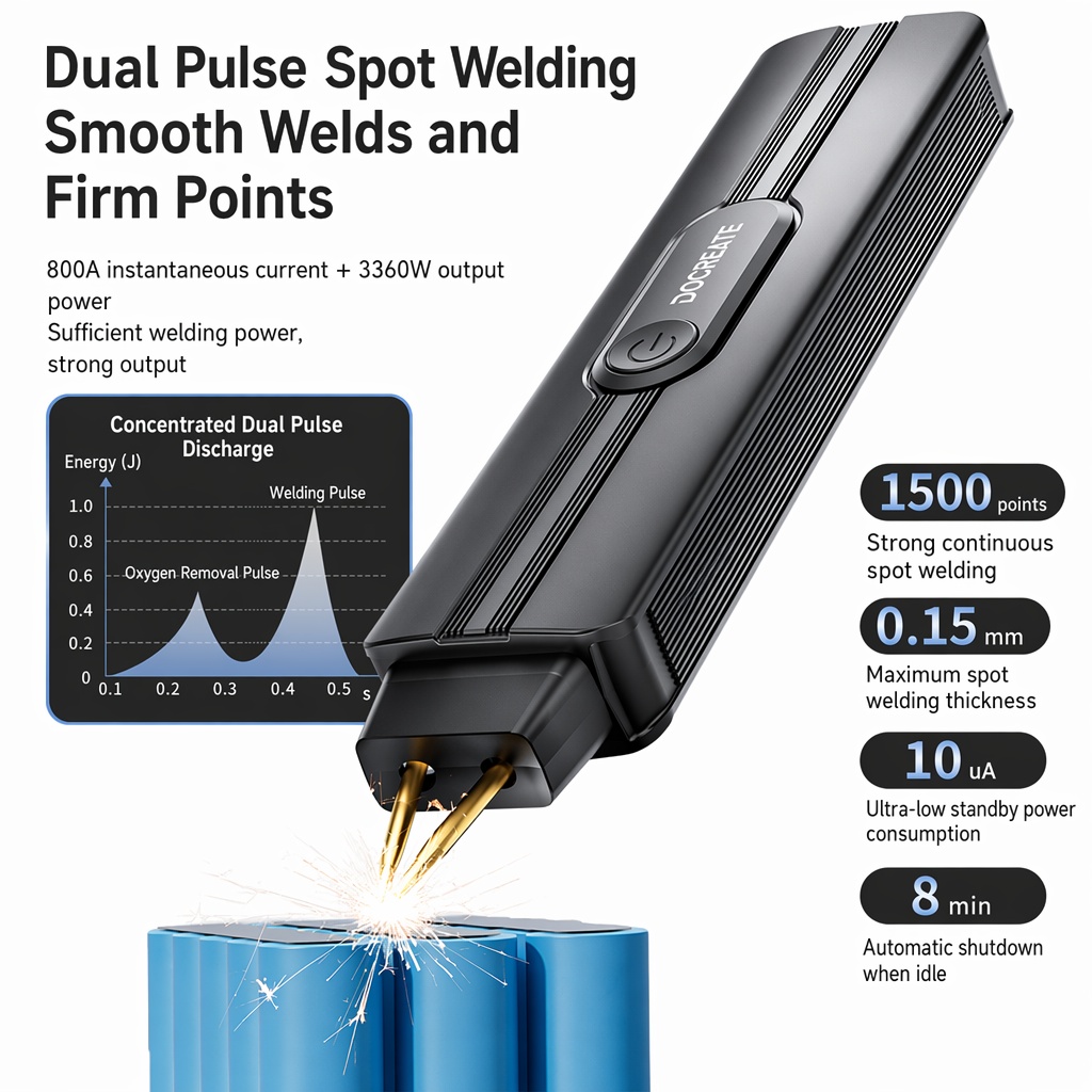 DC5V Portable Handheld Spot We - огляд і ціна Diy Electronics Spot Welder