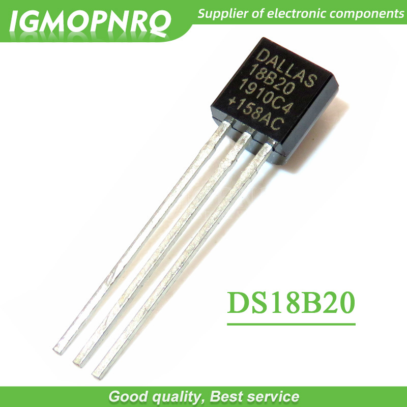 100pcs DALLAS DS18B20 18B20 18 - огляд і ціна Ds18B20 Temperature Sensor