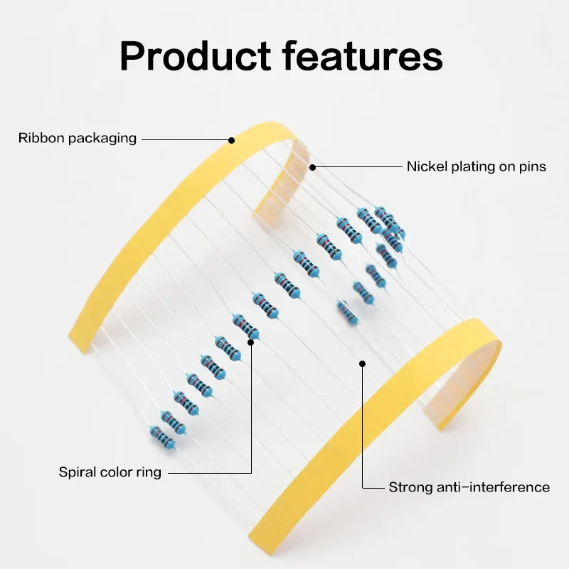 300/600pcs 1% Resistor Set Res - огляд і ціна Resistor Kit 1 4W