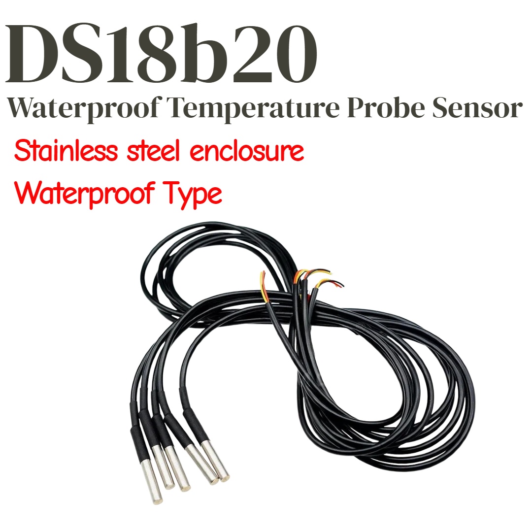1/5pcs DS18b20 Temperature Pro - огляд і ціна Ds18B20 Temperature Sensor