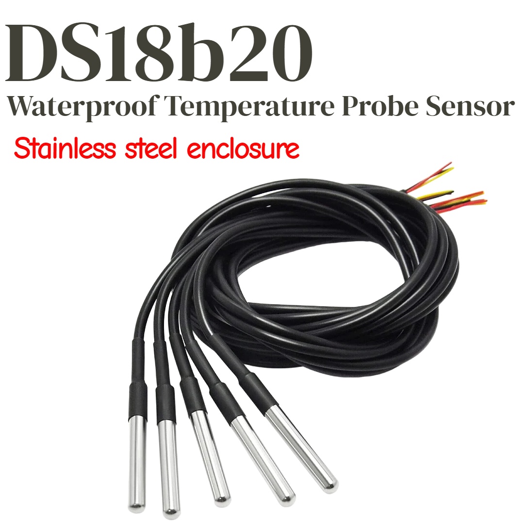 1/5pcs DS18b20 Temperature Pro - огляд і ціна Ds18B20 Temperature Sensor