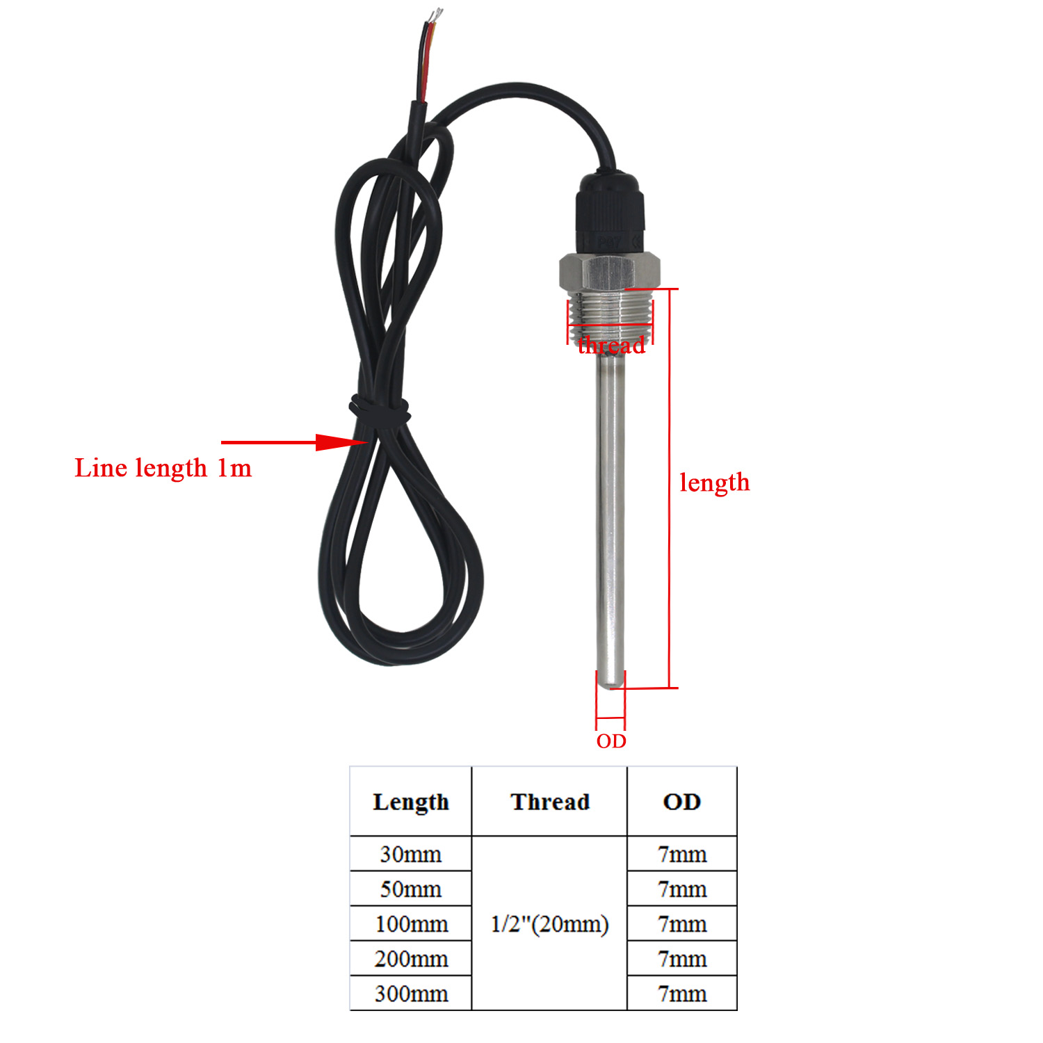 1x DS18B20 Digital Temperature - огляд і ціна Ds18B20 Temperature Sensor