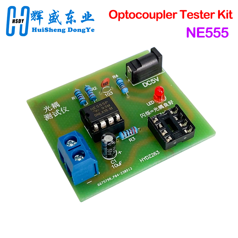 Optocoupler Tester Kit 555 App - огляд і ціна Diy Electronics Test Equipment