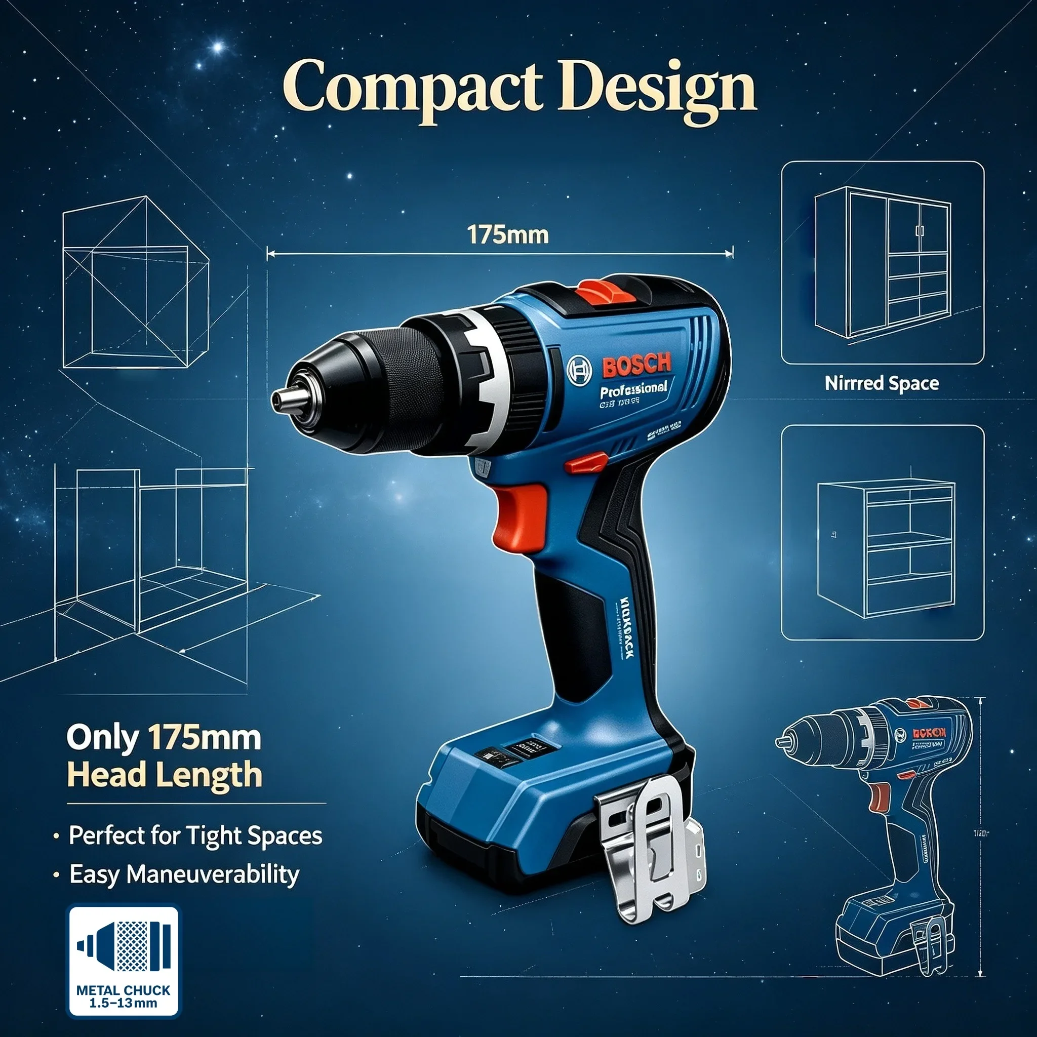 BOSCH  GSB 18V-65 Brushless Co - огляд і ціна Bosch Drill Gsb 18V