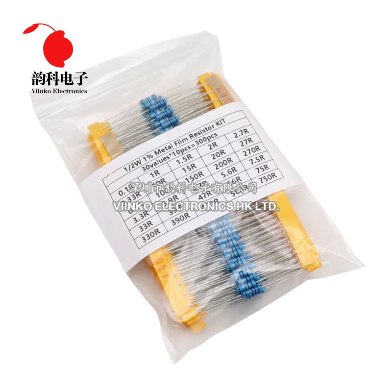 300PCS 150PCS 1/2W 1W 3W 2W Re - огляд і ціна Resistor Kit 1 4W