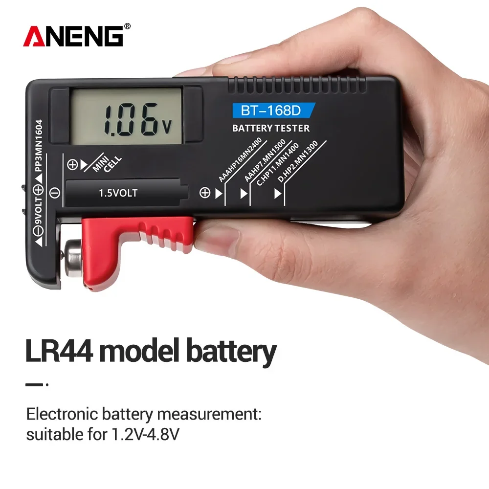 ANENG Battery Tester BT-168/ B - огляд і ціна Diy Electronics Test Equipment