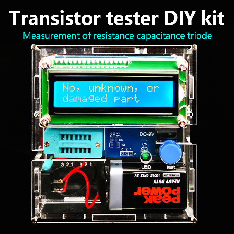 Transistor Tester Kit Resistan - огляд і ціна Diy Electronics Test Equipment