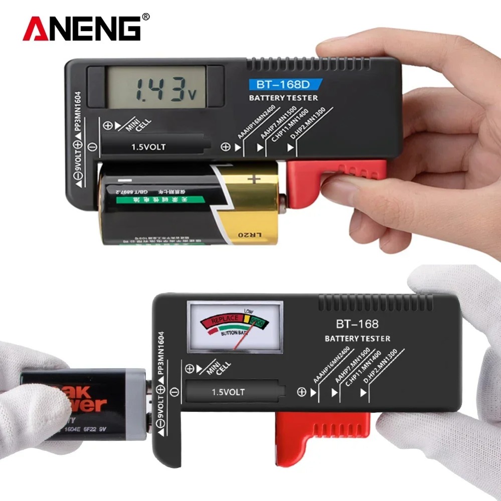 Battery Tester ANENG BT-168/ B - огляд і ціна Diy Electronics Test Equipment