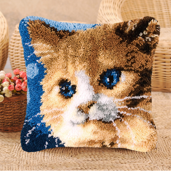Cat Series Latch Hook Kit Mats - огляд і ціна Diy Electronics Watch
