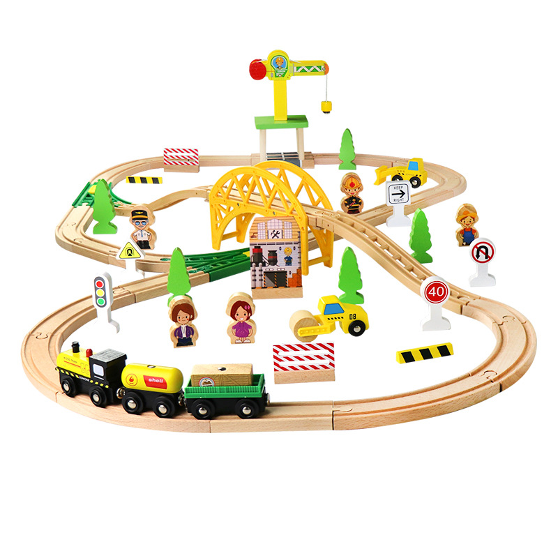 Wooden Train Track Highway Rin - огляд і ціна Diy Electric Car