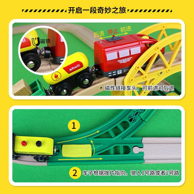 Wooden Train Track Highway Rin - огляд і ціна Diy Electric Car