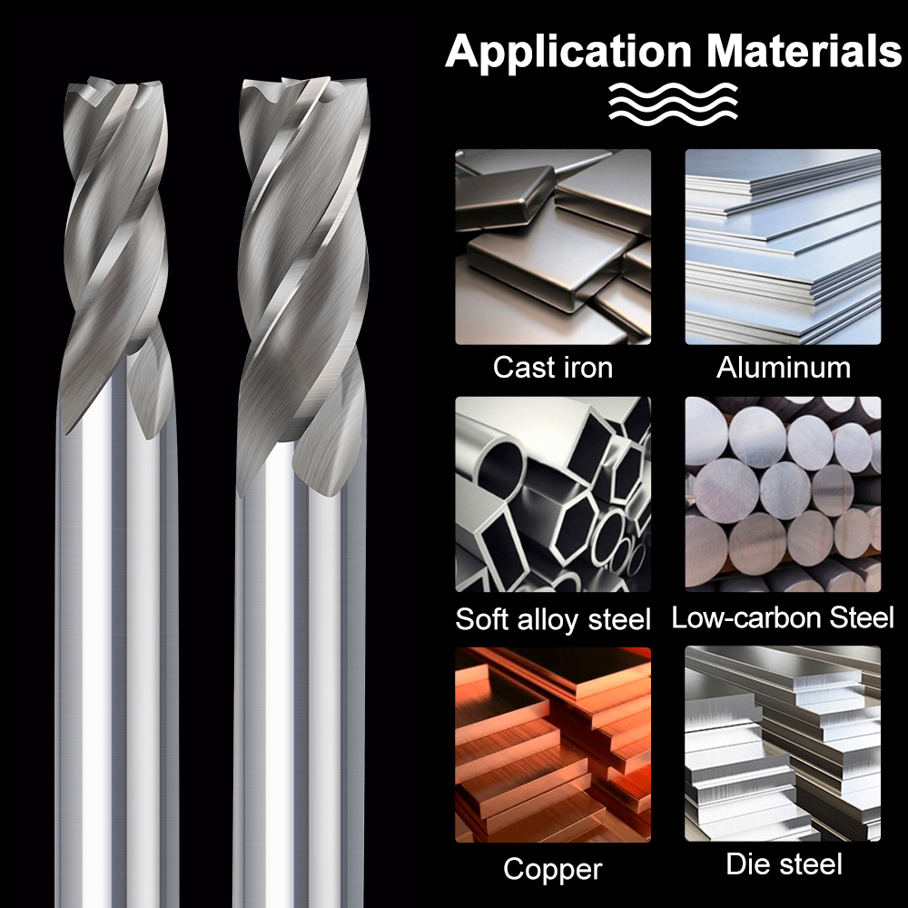 XCAN 4 Flute End Mills HSS M2  - огляд і ціна Diy Cnc Router Electronics